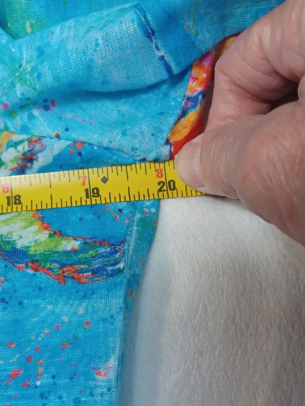 leoma lovegrove fish print asymmetrical tunic top medium coastal artwear beachy - Picture 7 of 13